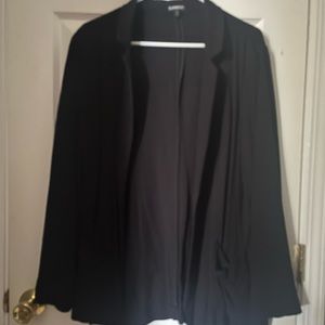Express Black Open Blazer/Cardigan (Large)